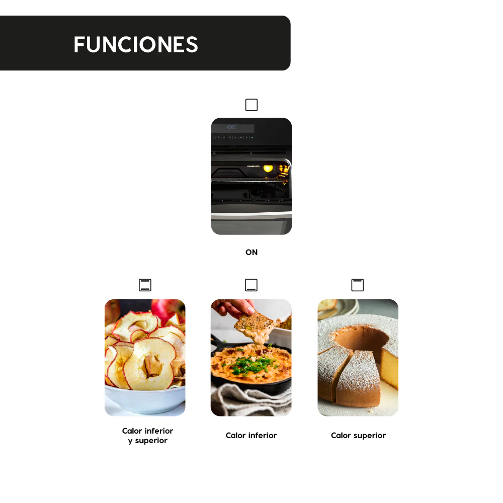 2025 Indbygget ovn Design 57 liter FDV