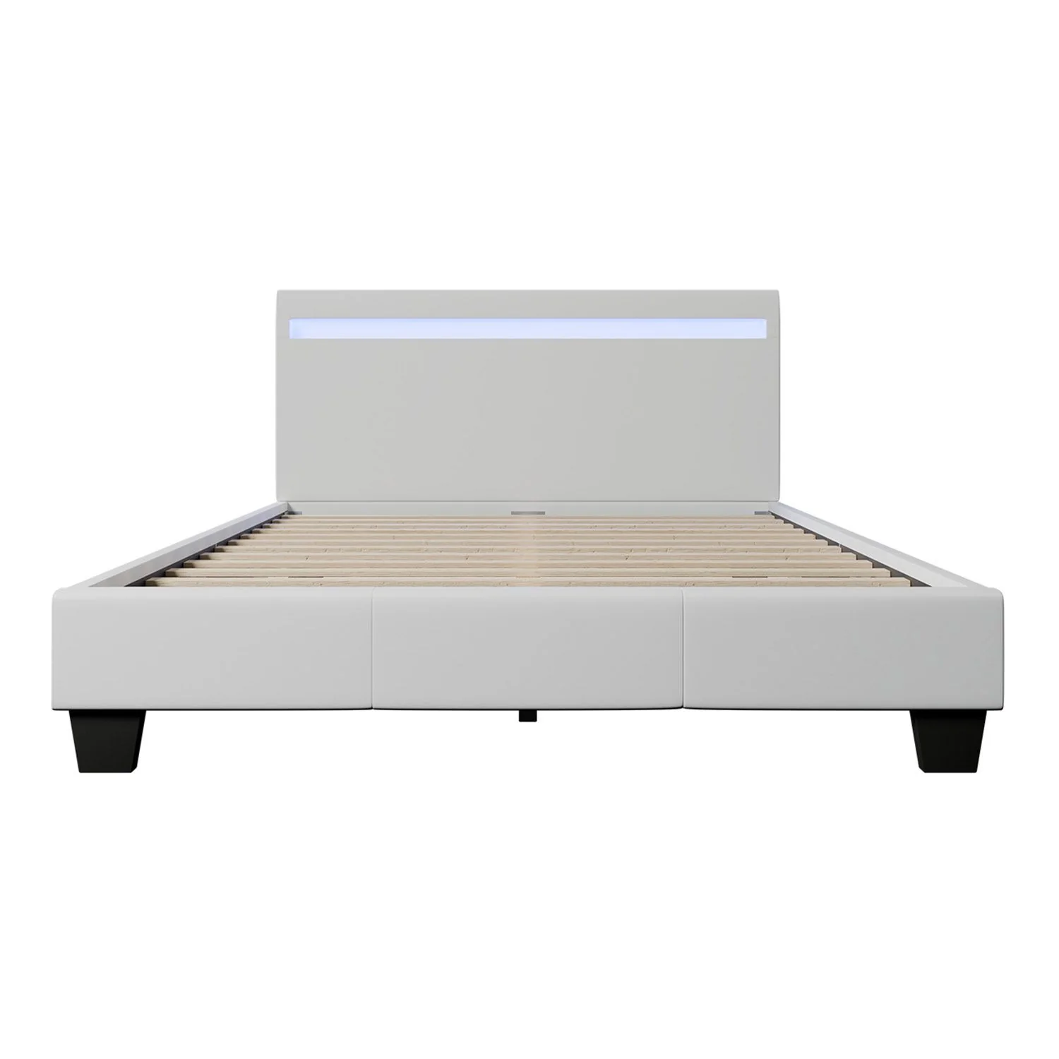 Lit capitonné Verona 2025, 120 x 200 cm, blanc