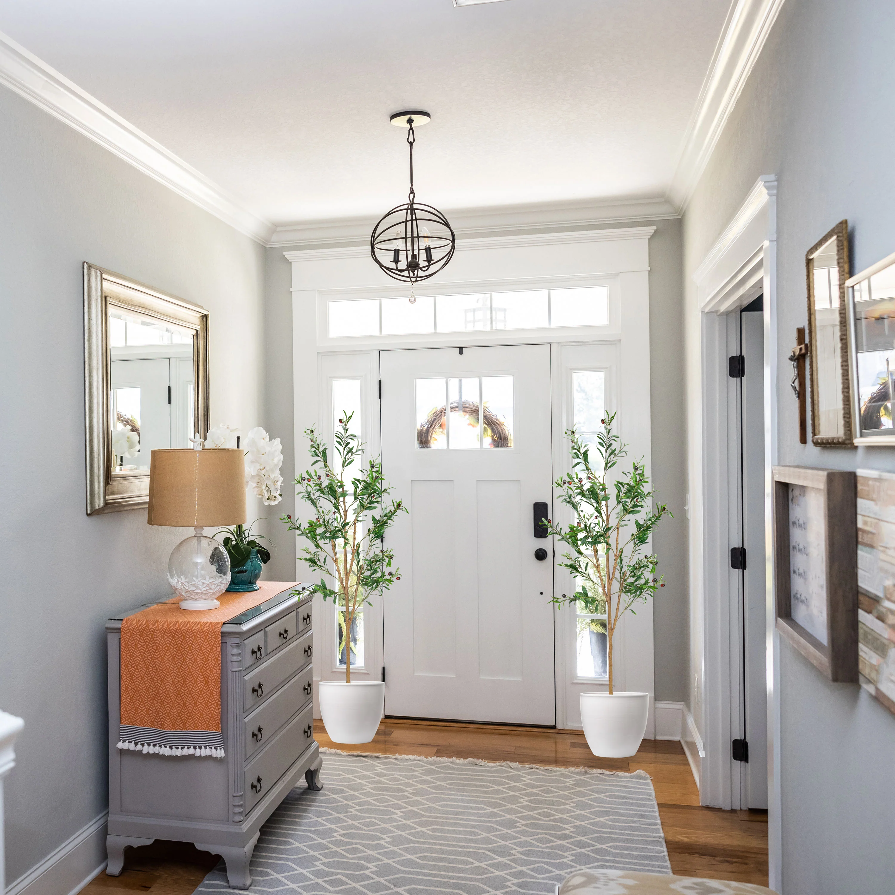 Olivier artificiel en pot 2025 avec feuilles en soie par Sunnydaze