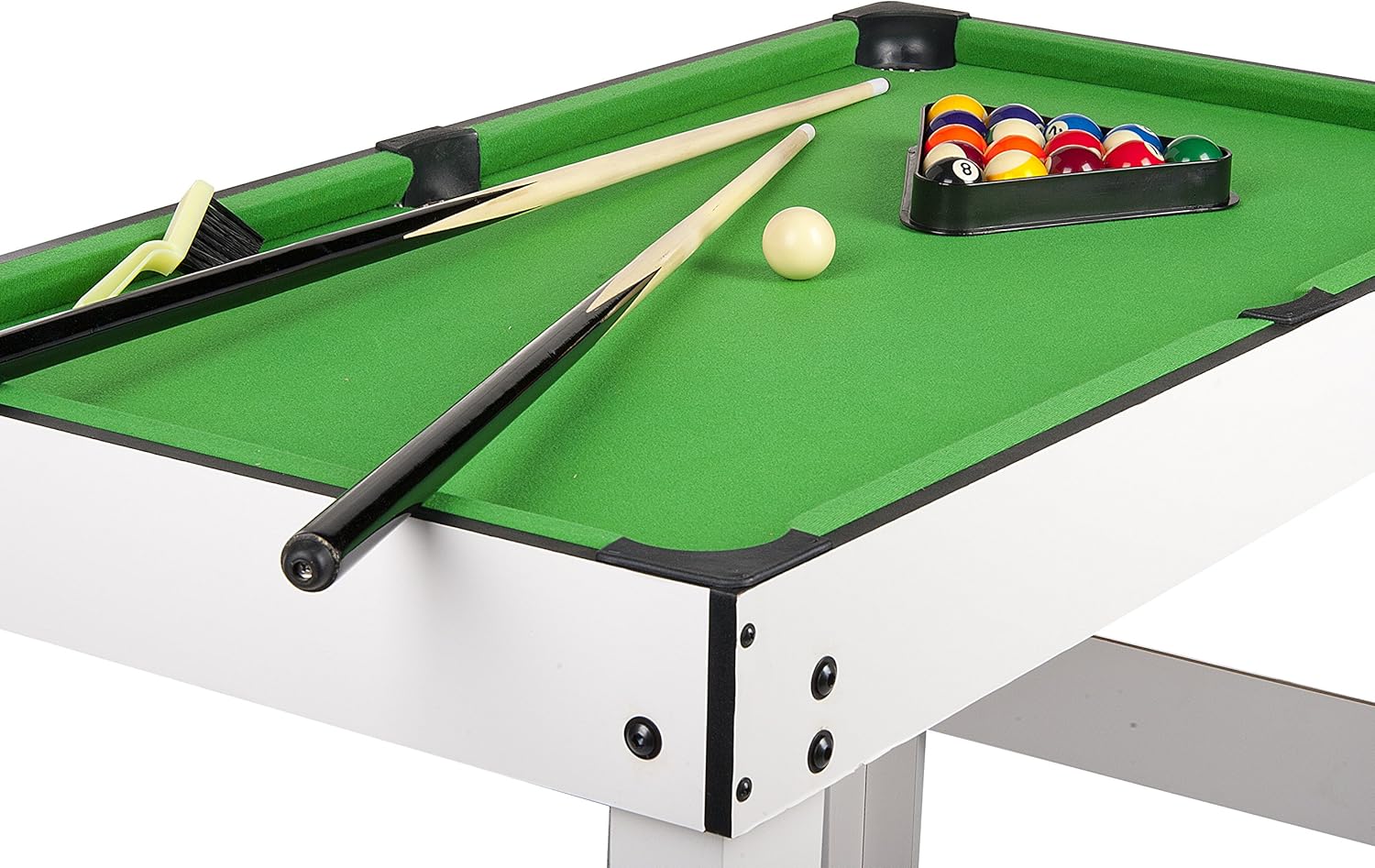 Leomark Spieltisch aus Holz für Kinder und Erwachsene | Spielspaß zu Hause oder auf Partys, Familienunterhaltung | Stabil, lehrreich und einfach aufzubauen