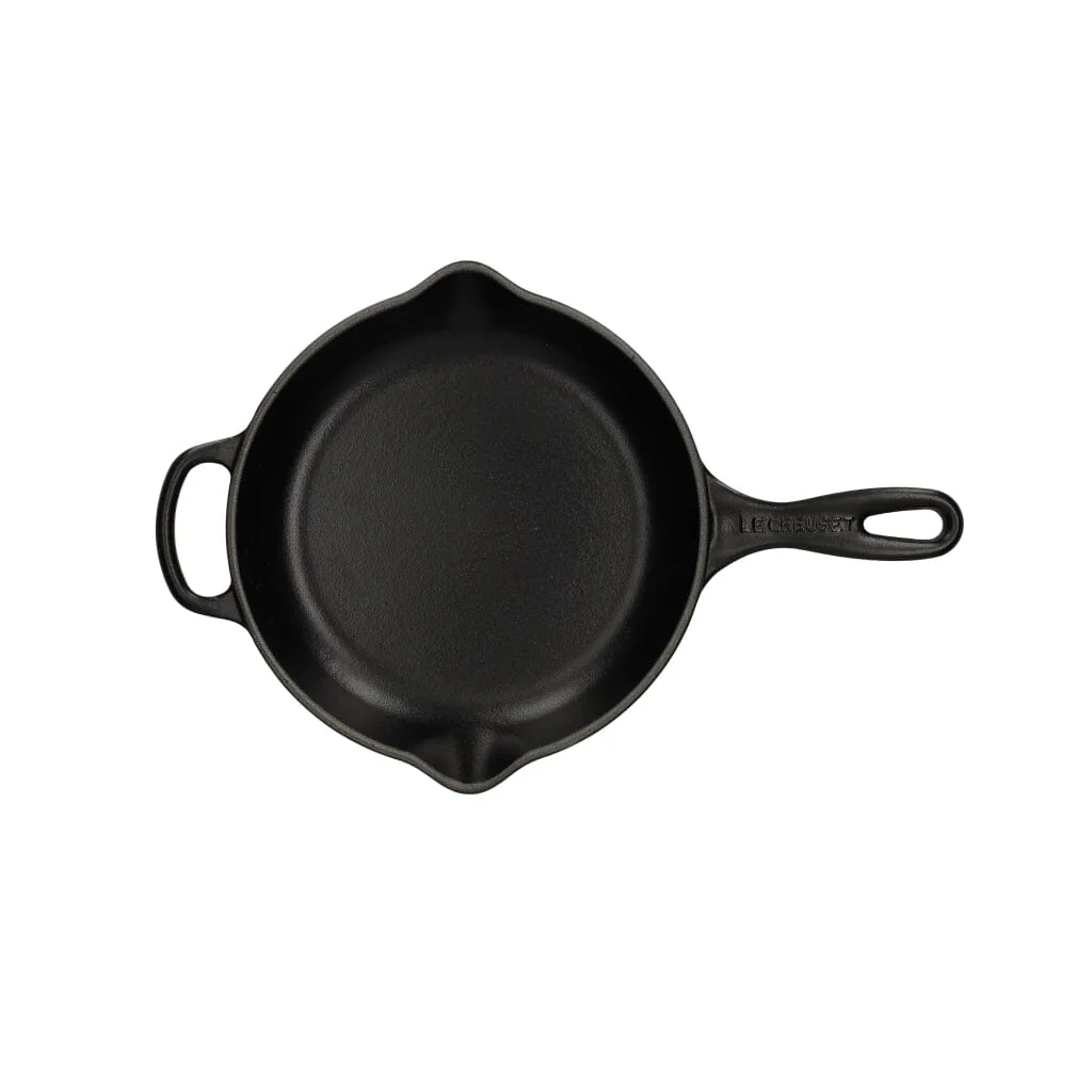 2025 Le Creuset - Signature Rund Mat Sort Stegepande 23 cm