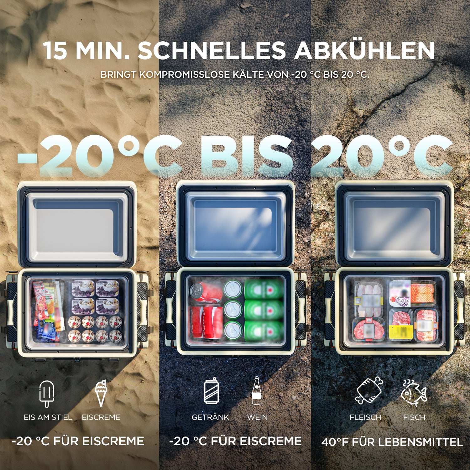 2025 Litheli FrozenPack – Tragbare Kühlbox im Rucksackformat