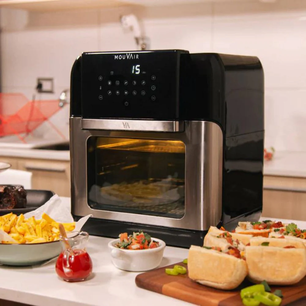 Four à friteuse à air Crisp 2025, 10 litres + moule Mouvair