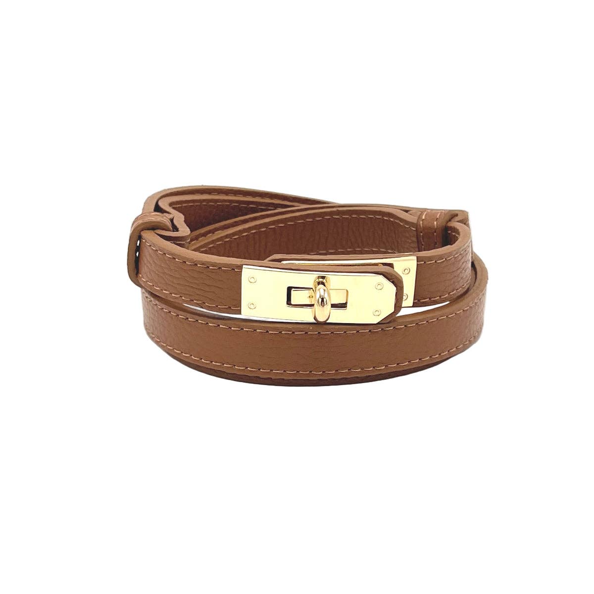 Women’s Adjustable Skinny Leather Belt – Handcrafted in Italy