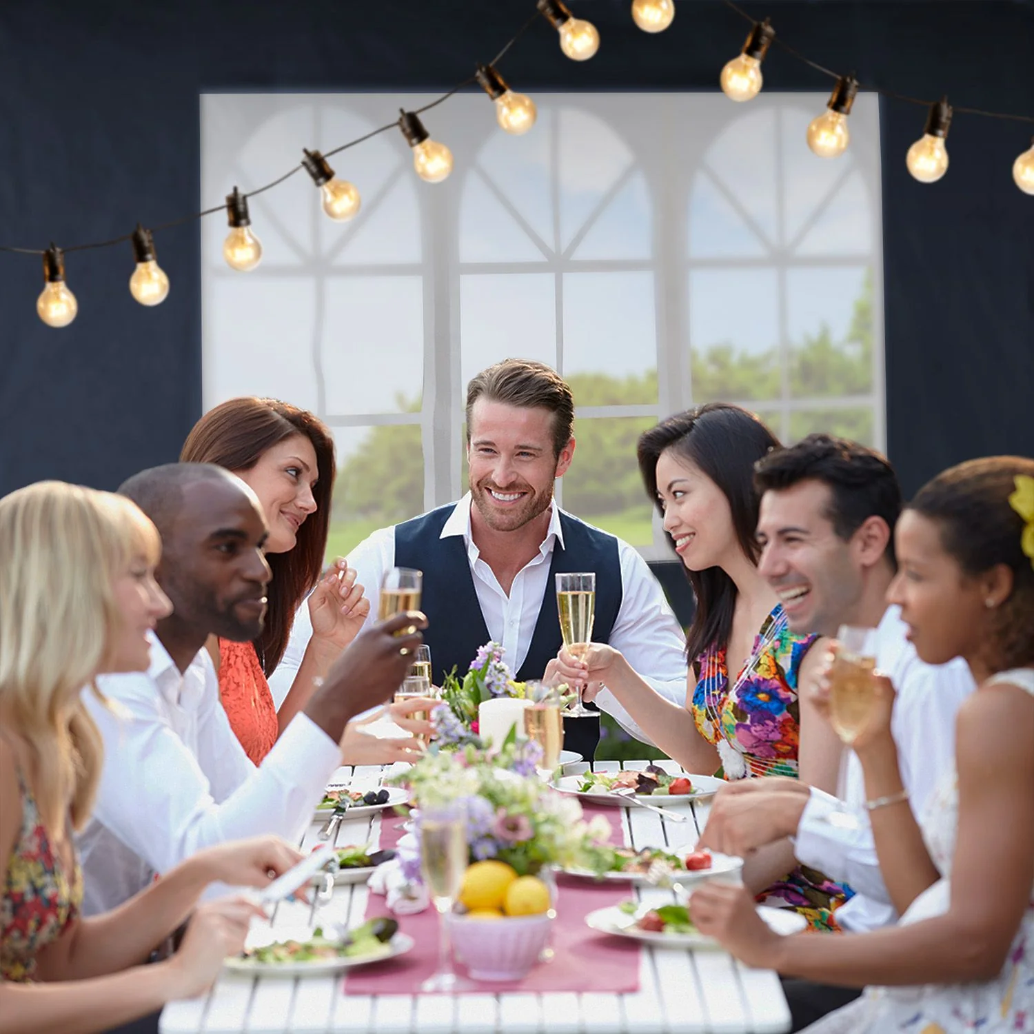 Partyzelt 2025, 3 x 6 m