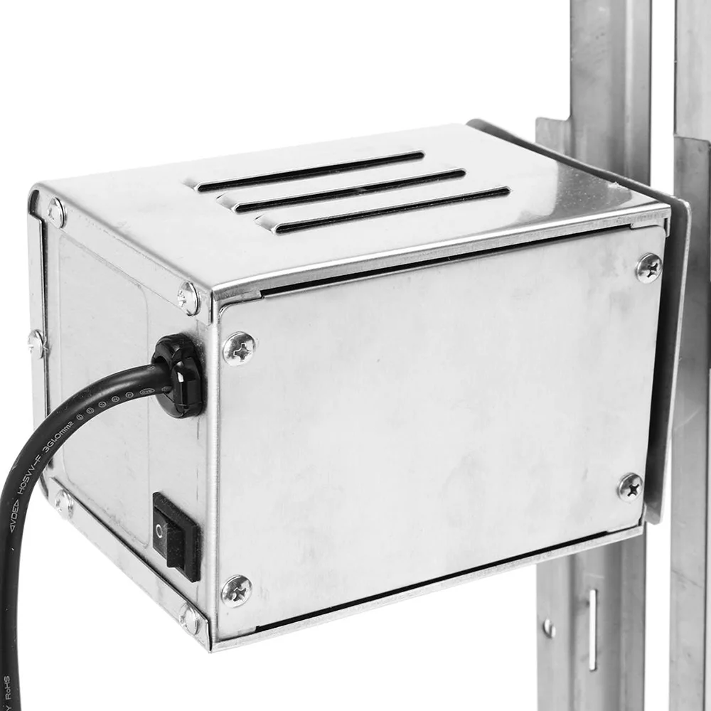 Broche rotative INTSUPERMAI en acier inoxydable avec trépied, moteur électrique et capacité de 40 kg pour l'agneau