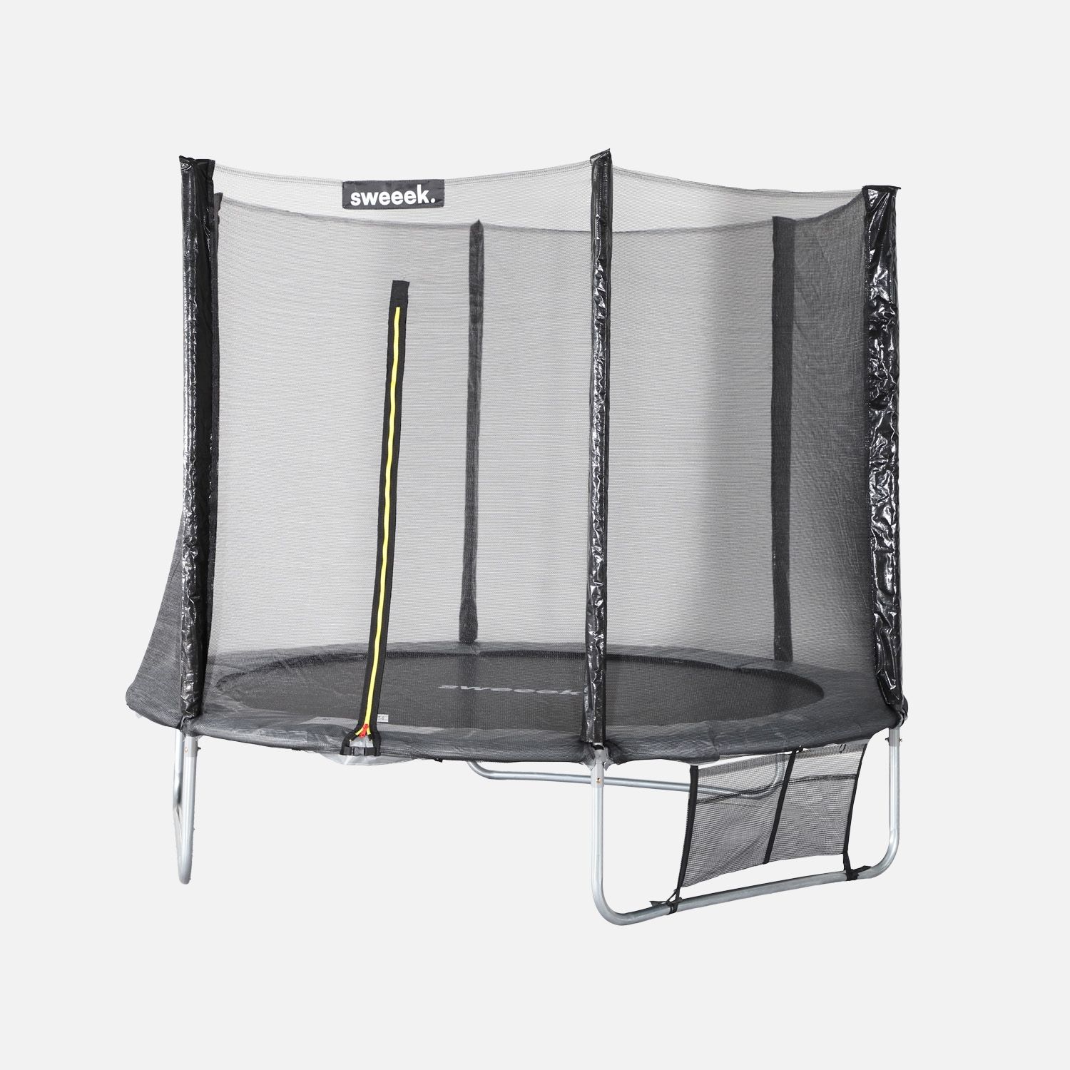 Trampolin mit Zubehörset, 250 cm, Grau