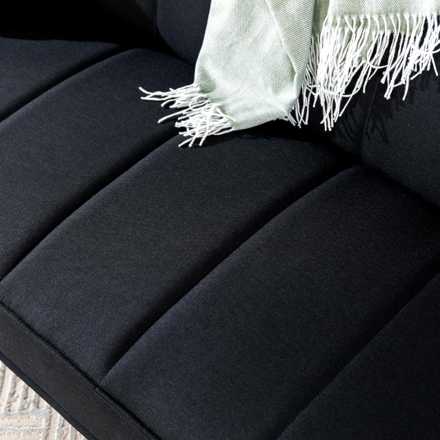 Zinus Quinn Click Clack sovesofa - 2-i-1 foldbar sovesofa - Velegnet til gæsteværelser og små rum - Grå