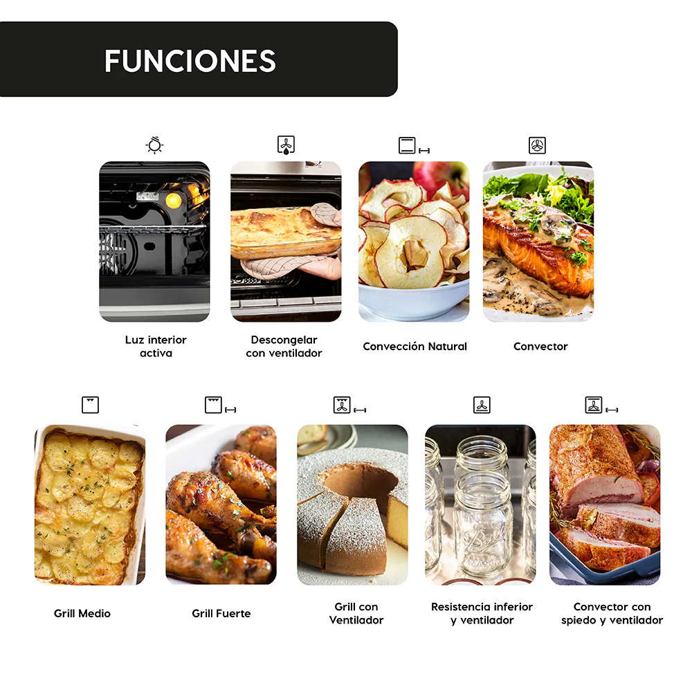 2025 Elite 52 liters indbygget ovn FDV