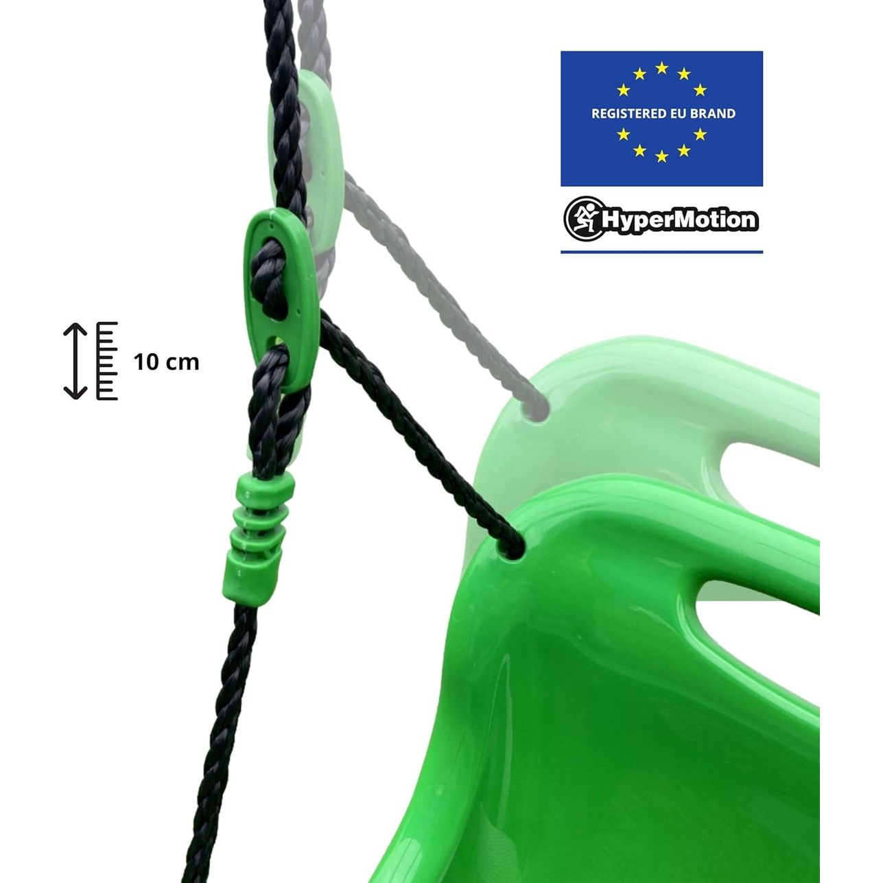 Babyschaukel ab 6 Monaten, max. 25 kg, für drinnen und draußen geeignet, höhenverstellbar