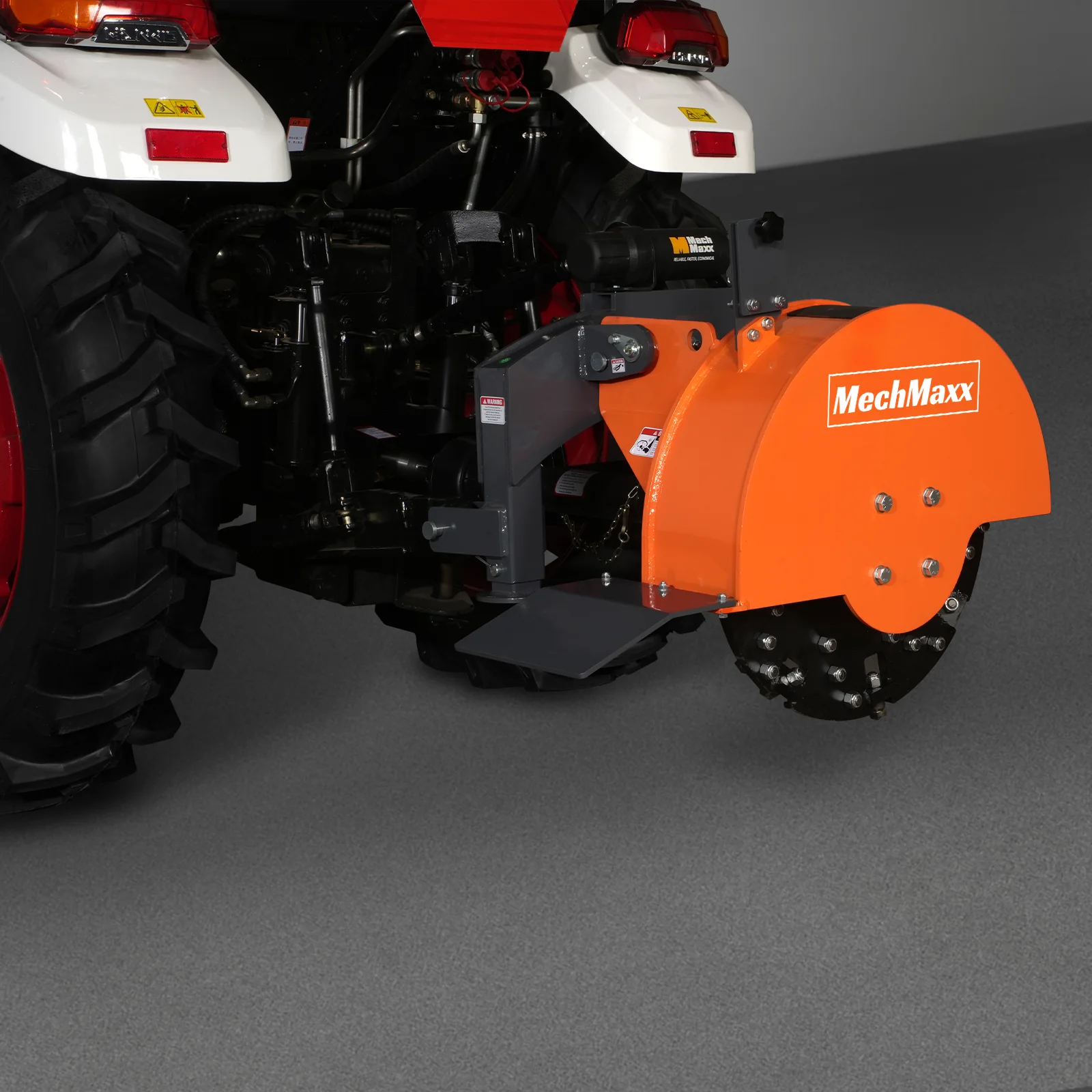 Broyeur de souches MechMaxx SG24 2025 – Attelage de prise de force 3 points avec 34 dents en carbure + arbre de prise de force inclus