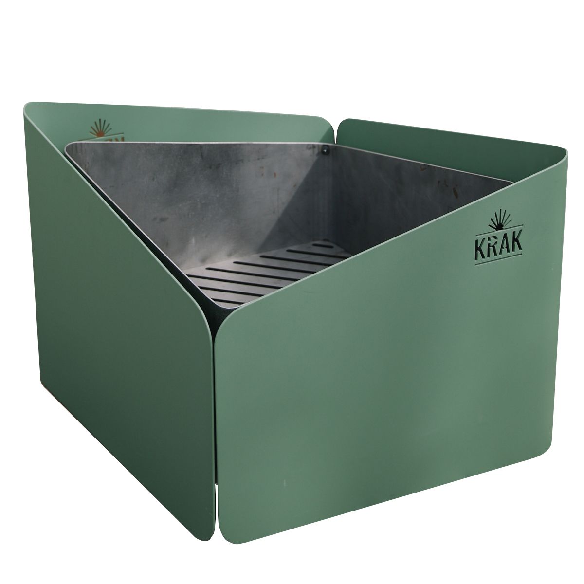 Krak Holz-Feuerschale 79x69cm - Levant Vert Provence