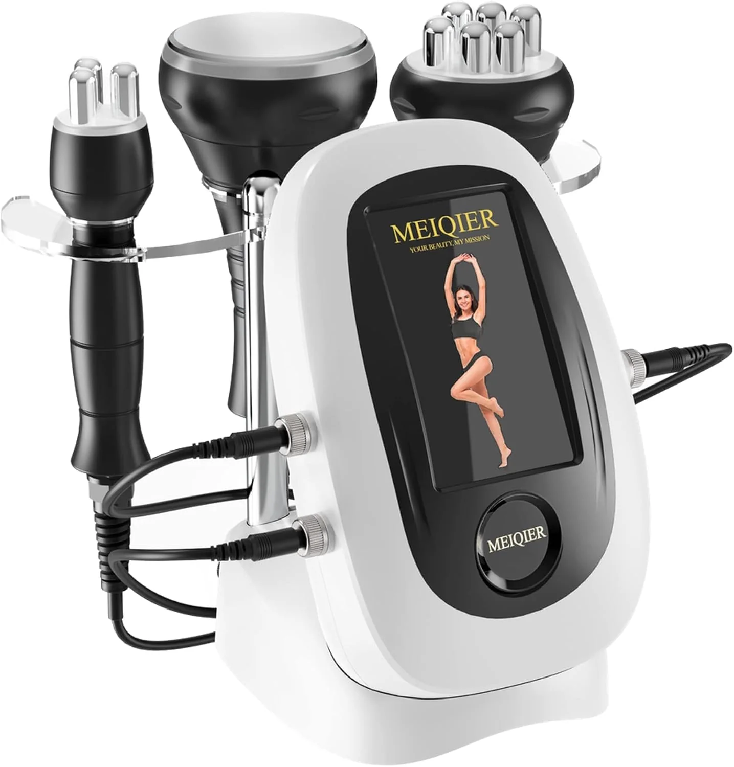 Apparat til at forbedre cellulites udseende. Anti-cellulite massageapparat med radiofrekvens til hjemmebrug.