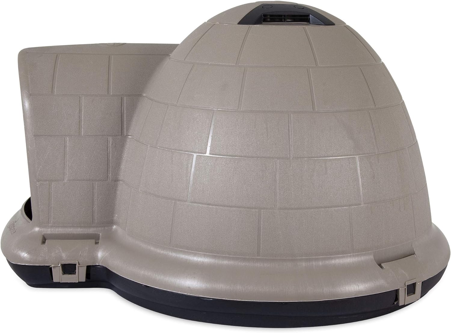 2025 Petmate Indigo Hundehus (Igloo-stil hus. Lavet i USA med 90% genbrugsmaterialer. Dyrehus til al slags vejr) til ekstra store hunde - 40 til 50 kg. Lavet i USA.