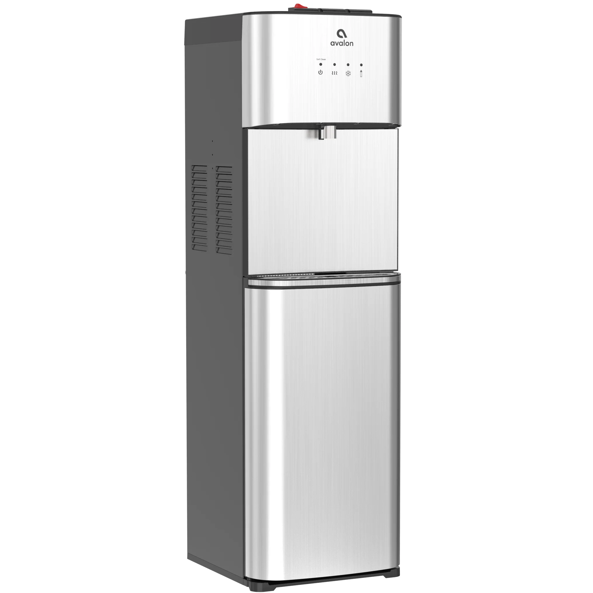 2025 Avalon A5 Vandkøler i Rustfrit Stål uden Flaske – Varmt, Koldt og Vand med Stuetemperatur – Grå