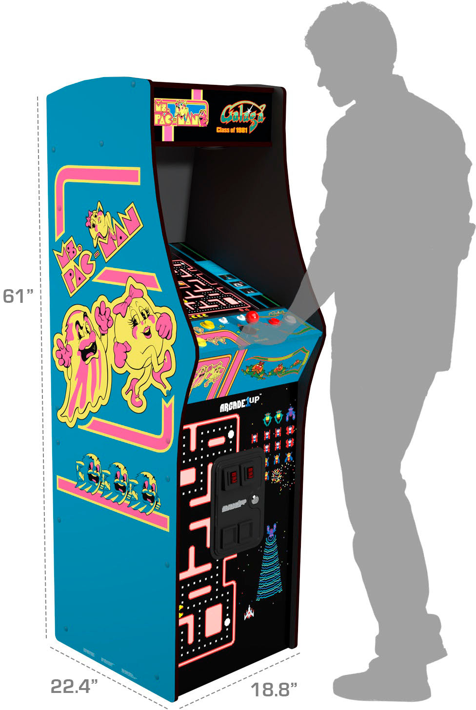 Arcade1Up – Arcade Deluxe Class of '81 – Blau