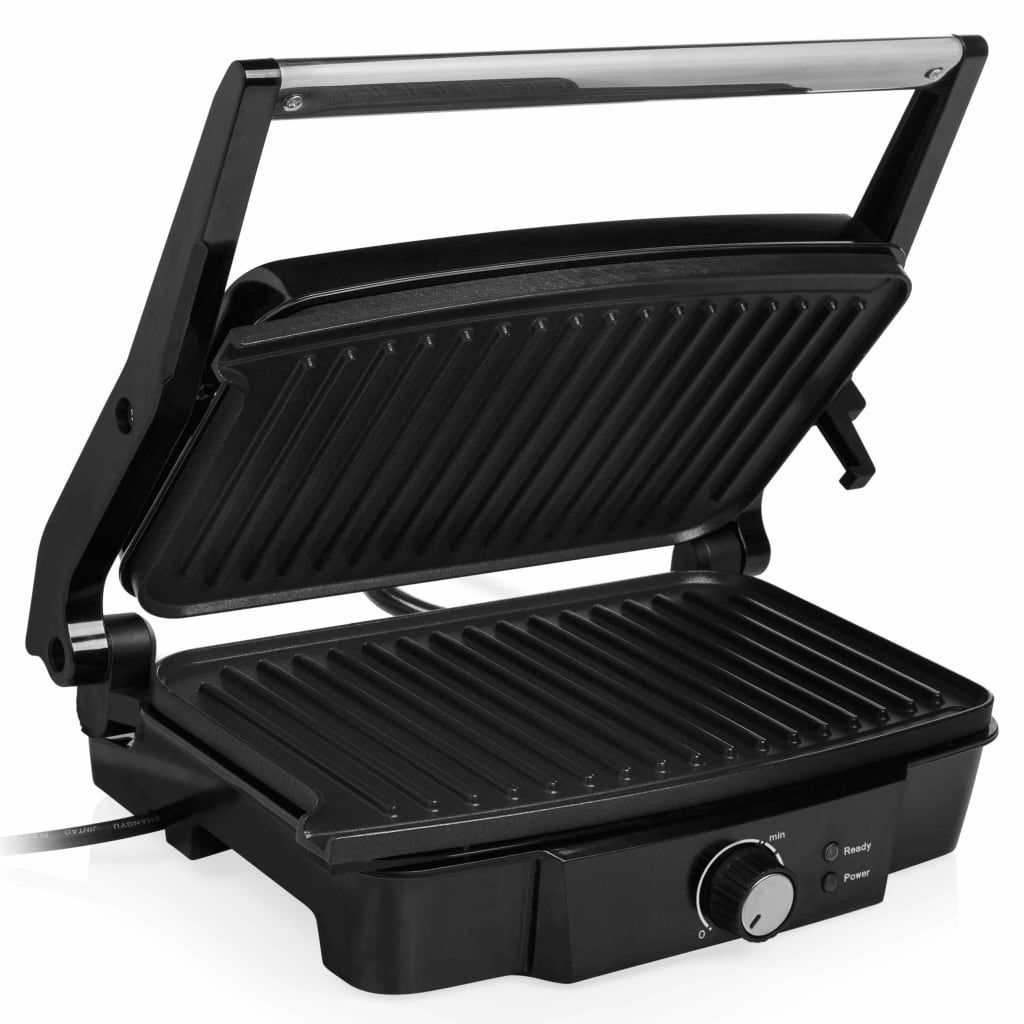 Schwarzer Kontaktgrill 1500 W 27,8 x 17 cm Tristar