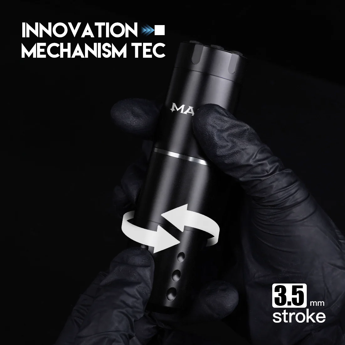 Mast A1 Wireless Tattoo Machine der nächsten Generation mit 3,5 mm Hub