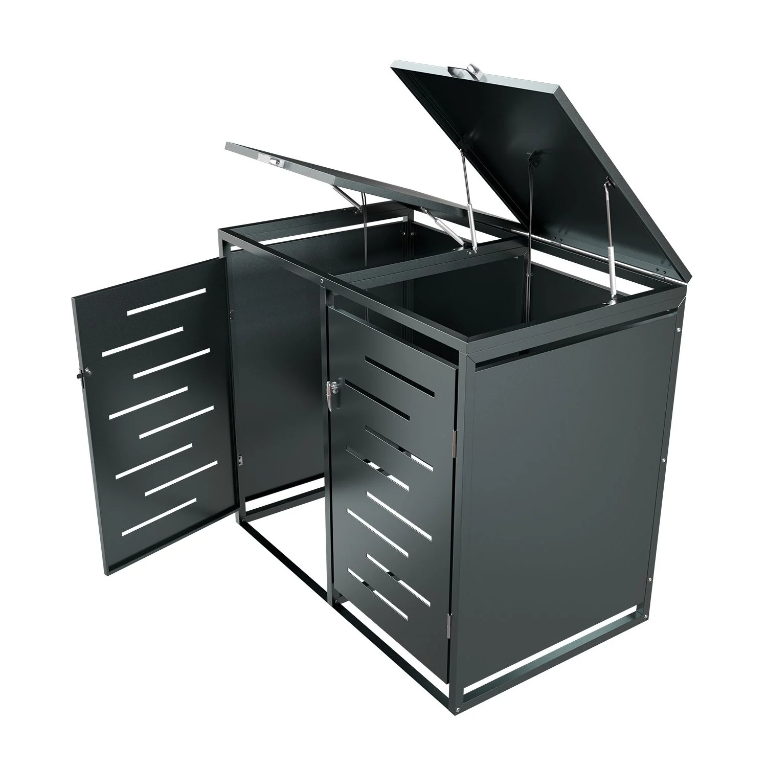 Boîte de rangement pour poubelle métallique Arel 2025