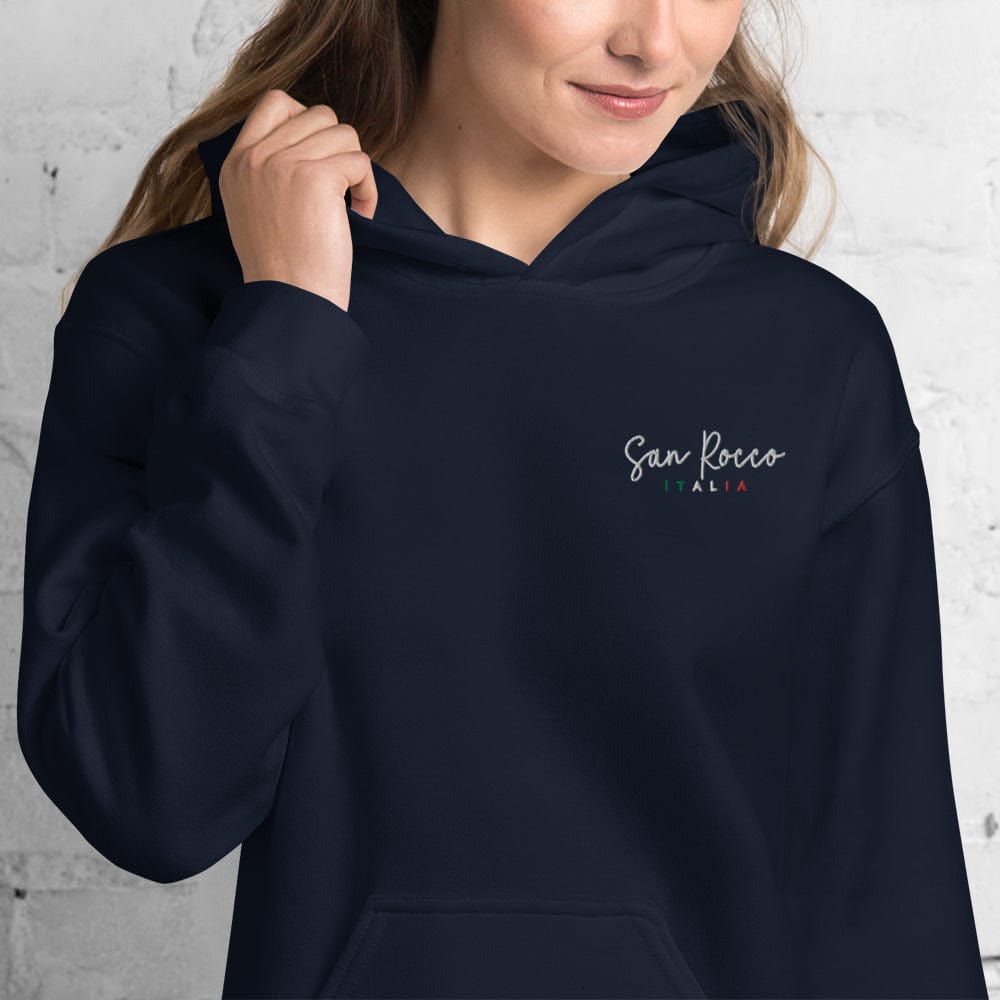 San Rocco Italia Embroidered Logo Unisex Hoodie