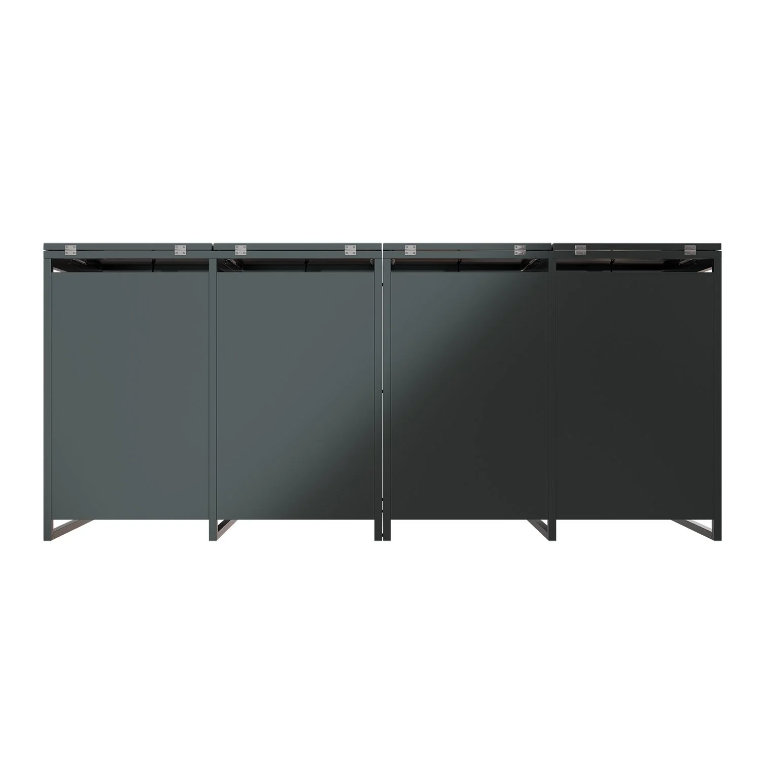 Boîte de rangement pour poubelle métallique Arel 2025