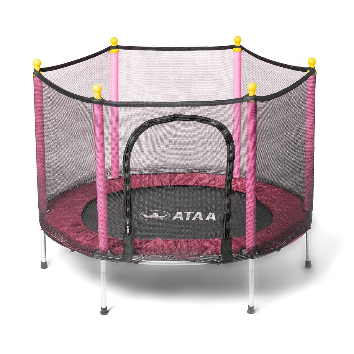 Salty 140 Pinkes Kindertrampolin – Outdoor-Spiele und Spielzeug für Kinder