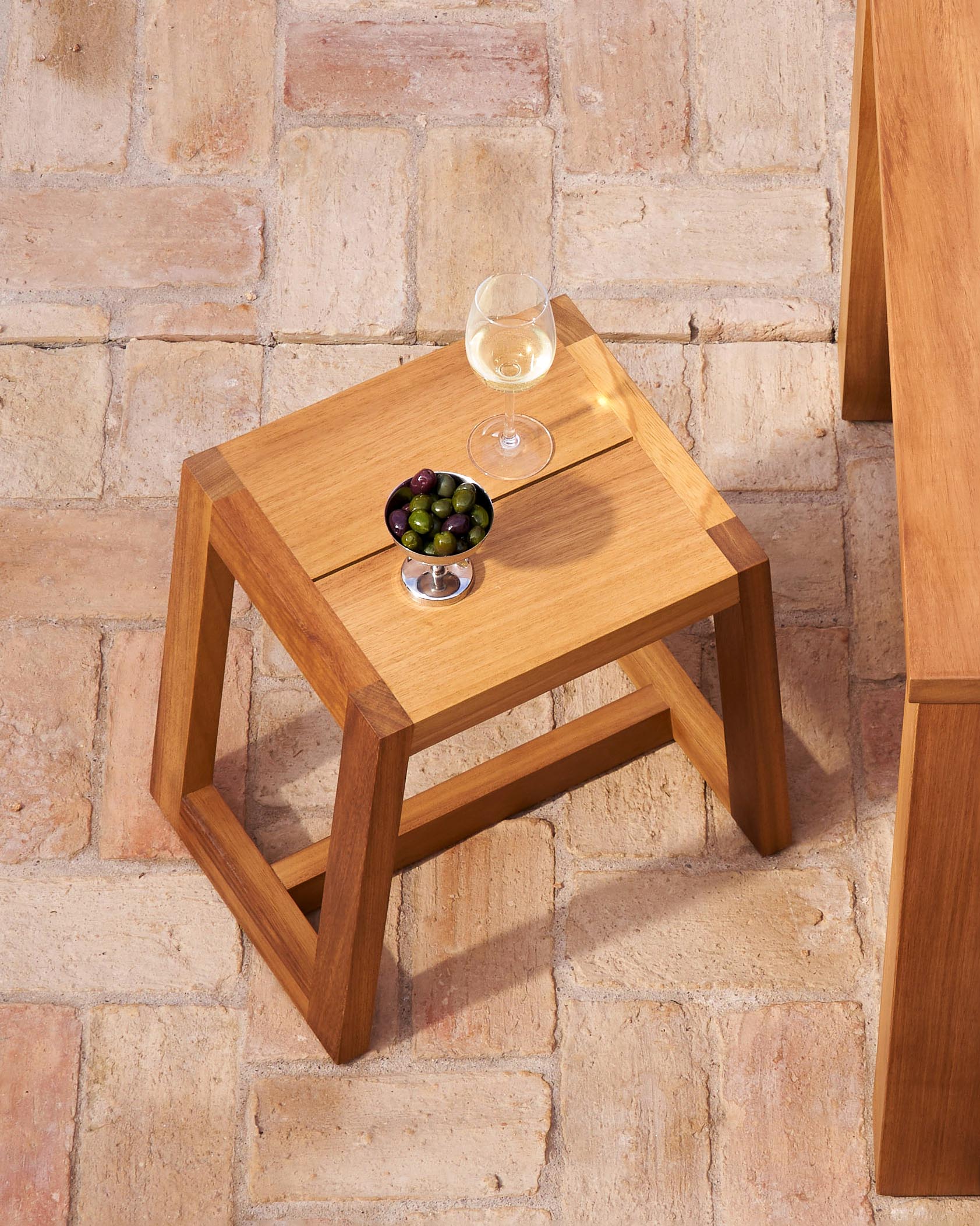 Carlo udendørsbord og skammel