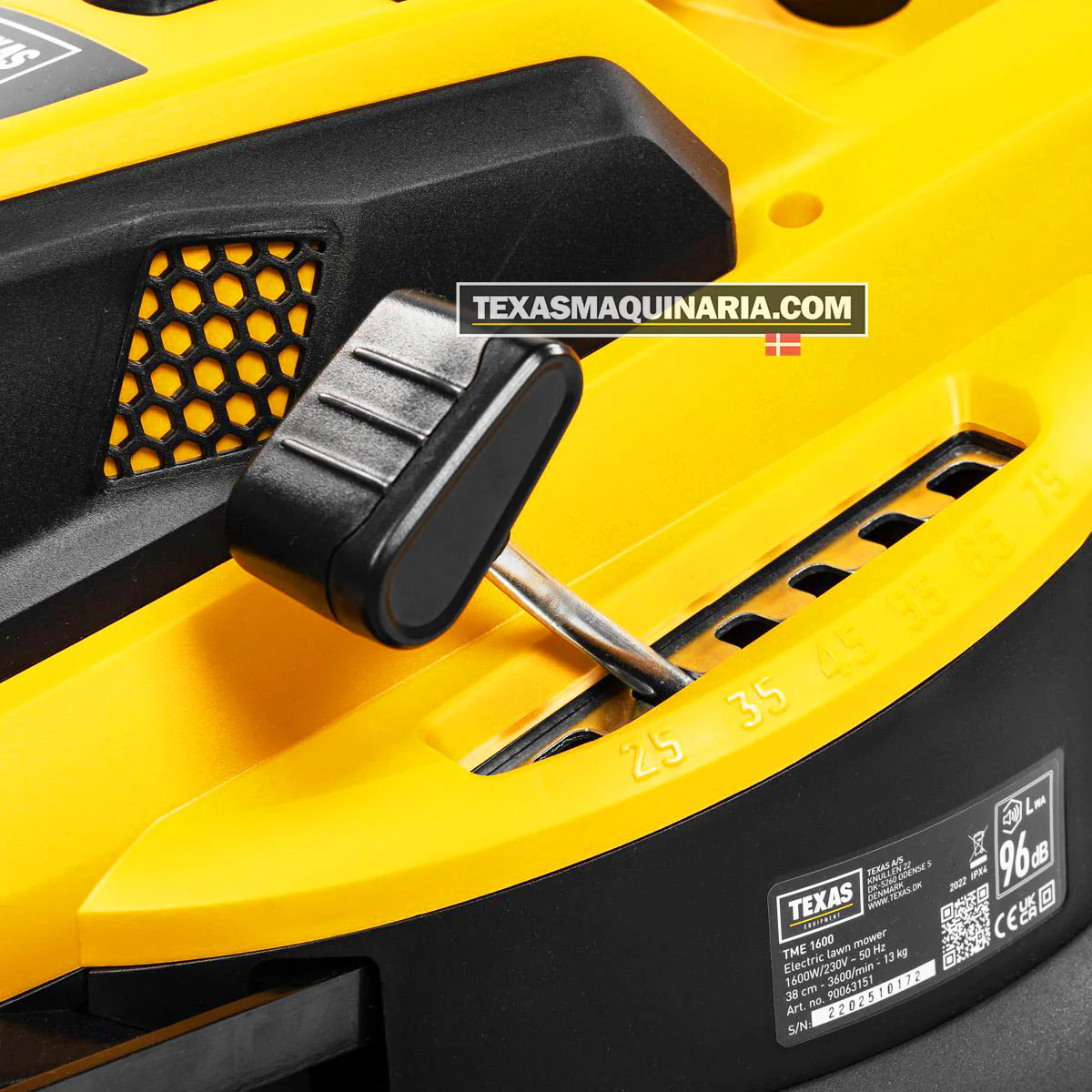 2025 Texas TME 1600 elektrisk plæneklipper