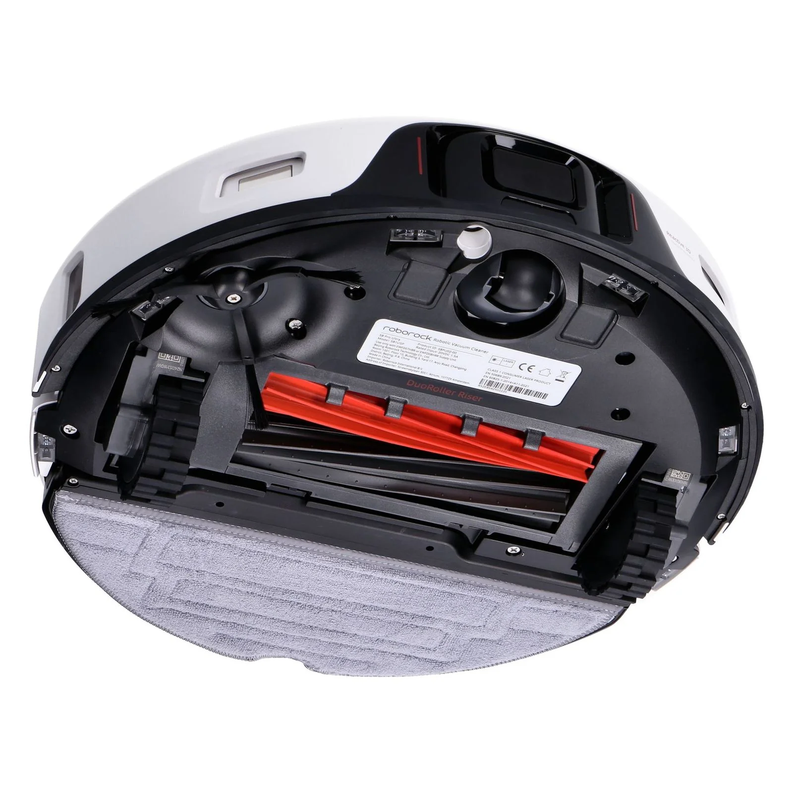 Roborock S8 Pro Ultra Saugroboter (Modelljahr 2025) mit Schallwischfunktion und 2 Seitenbürsten