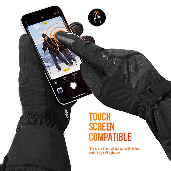 (Cadeau gratuit) Gants chauffants Kemimoto pour UTV, moto et motoneige