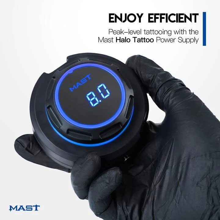 Mast Tour Tattoo-Maschinen-Set mit Tour Pen Rotationsmaschine und Halo Netzteil