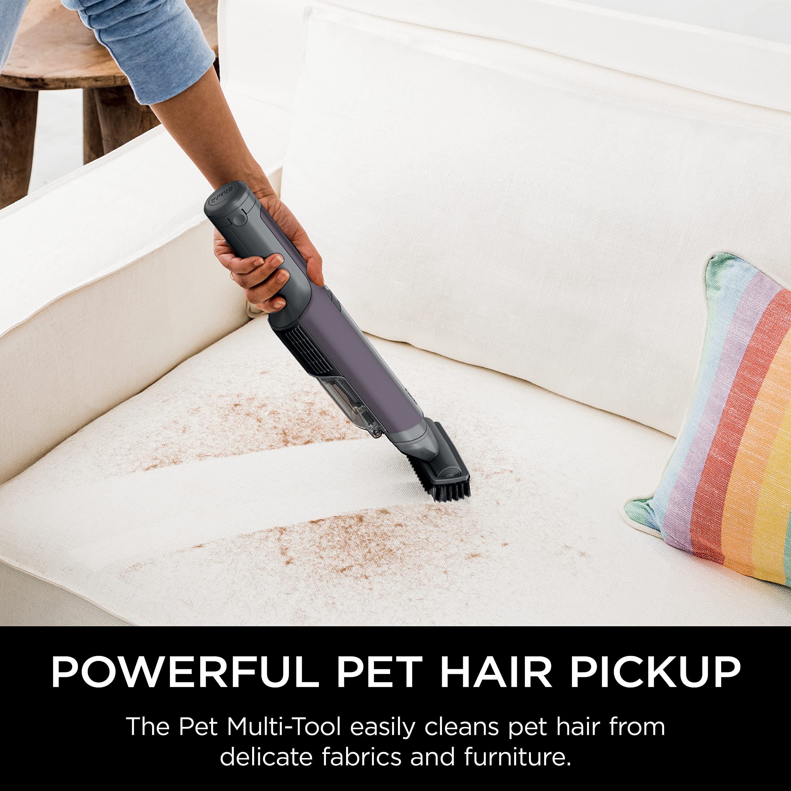 Shark WV410PR WANDVAC Akku-Handstaubsauger (Modelljahr 2025). Ultraleicht und tragbar mit starker Saugkraft und Tierhaar-Aufsätzen. Ideal für Auto und Haushalt. Violett.