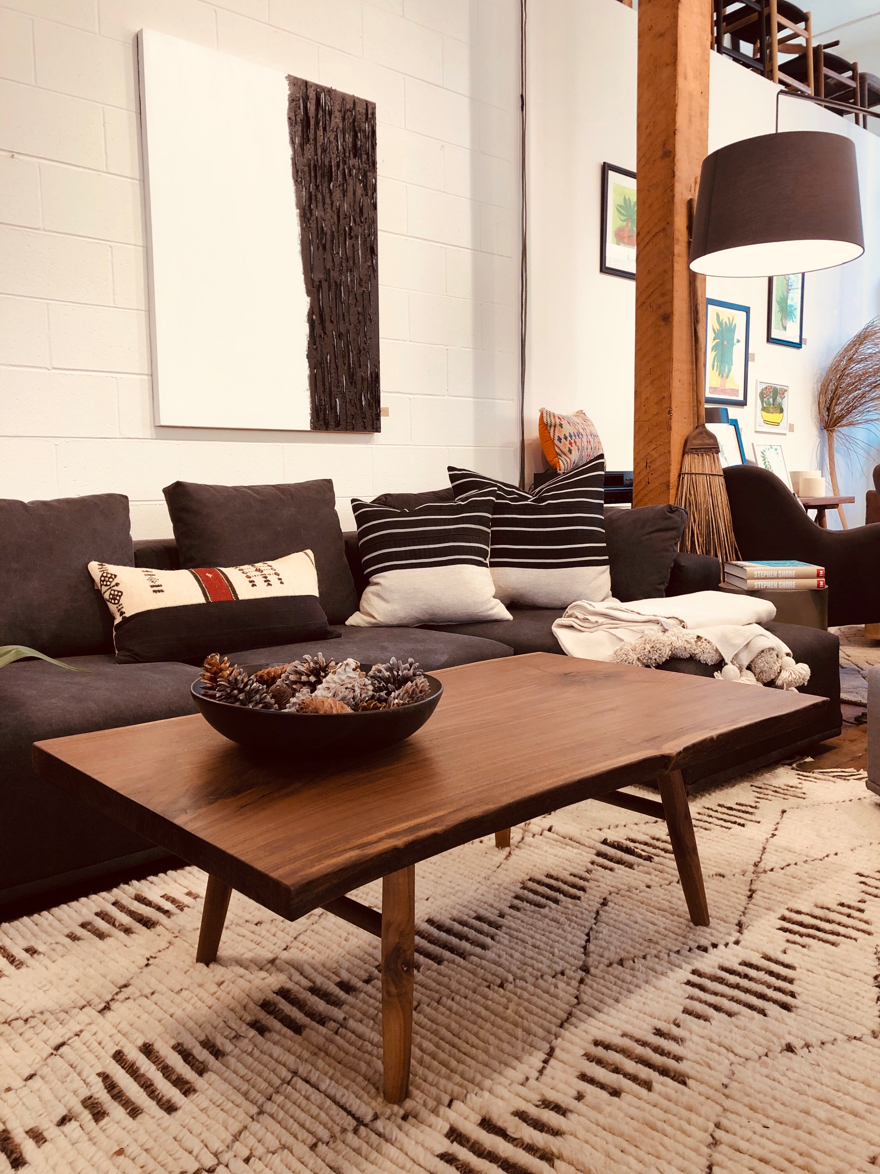 Mesa de centro Mars Live Edge - Nogal