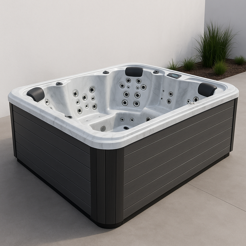 Spas rigides 220x220x85 noir zWcCOHO488RA