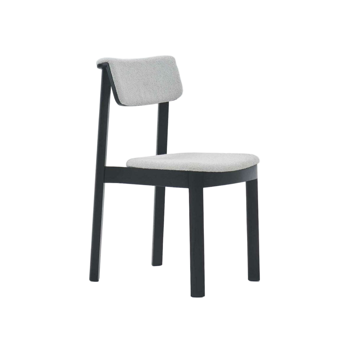 Silla de comedor Noki | Roble negro con tela