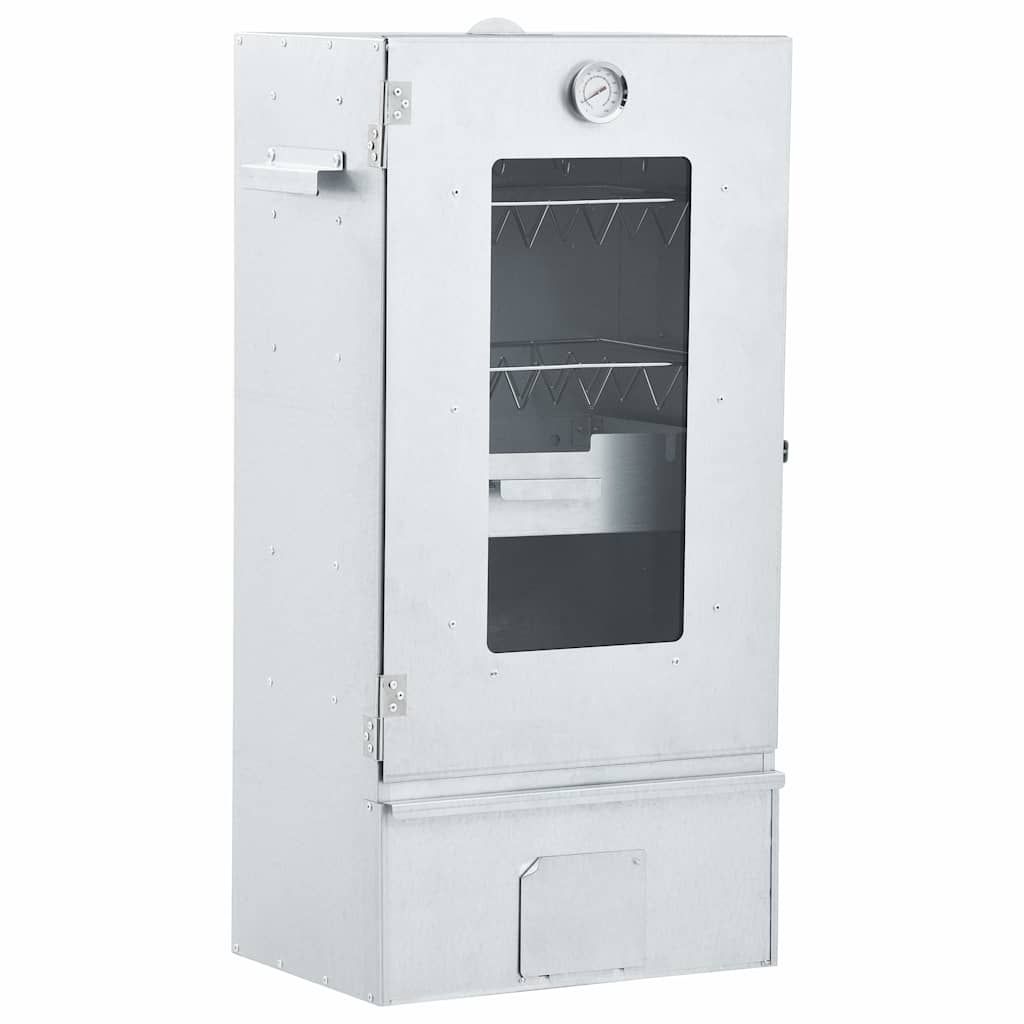 Four fumoir pour barbecue Vidaxl avec générateur de fumée froide en acier galvanisé