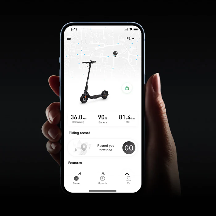 2025 Segway-Ninebot F2 Pro El-løbehjul