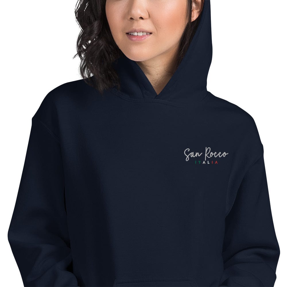 San Rocco Italia Embroidered Logo Unisex Hoodie