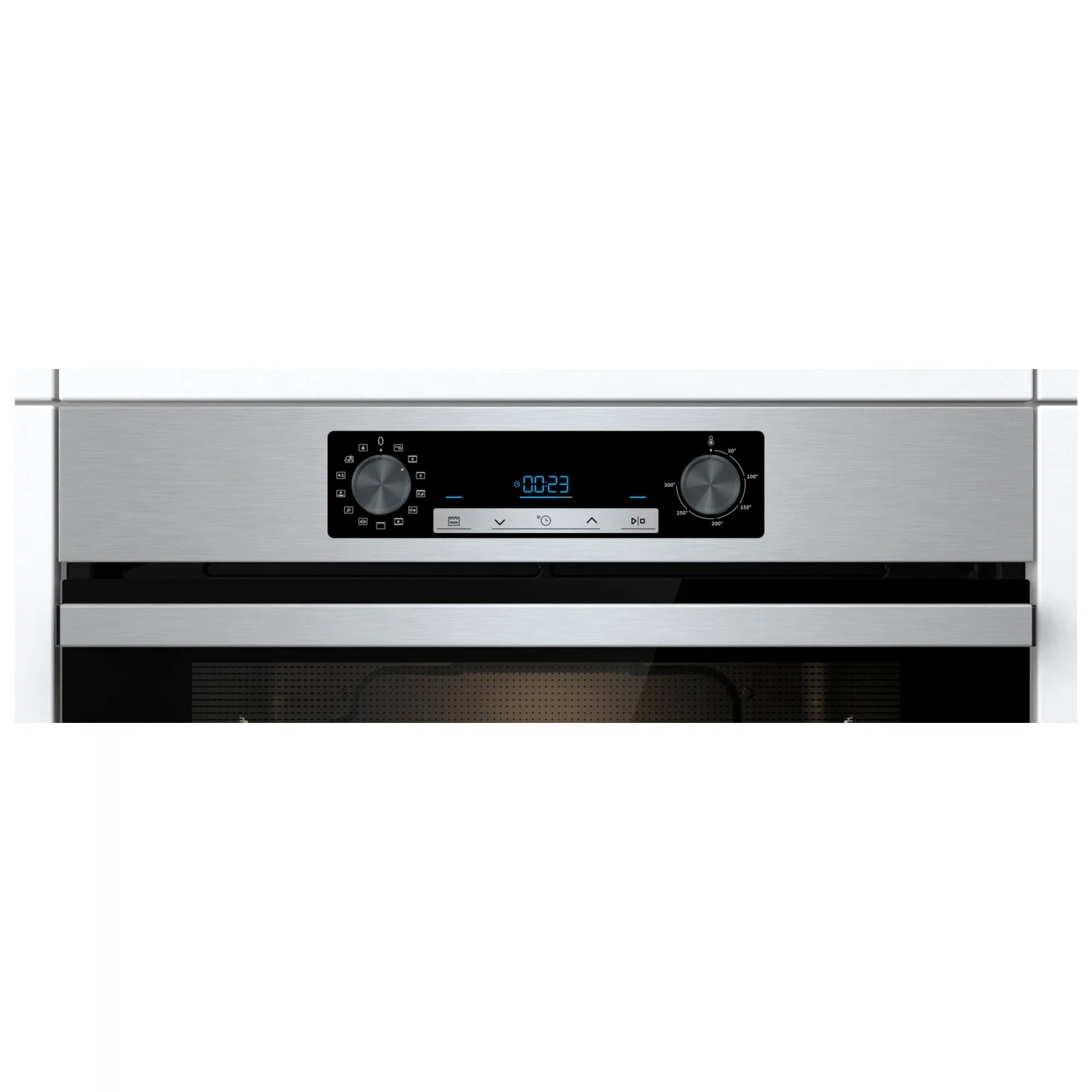Hisense BSA65226AX Multifunktionsbackofen, 3,5 kW, 77 l, Klapptür, 9 Kochfunktionen, Energieeffizienzklasse A – Grau