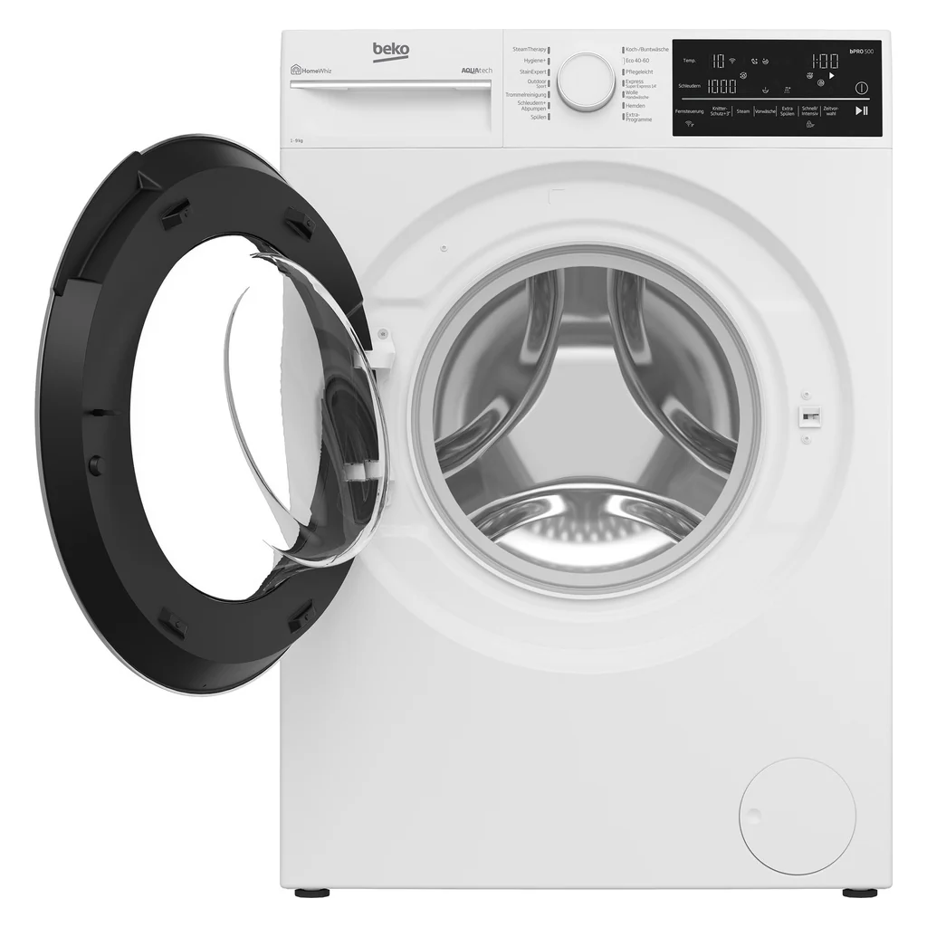 2025 Beko vaskemaskine med XL-dør. Bluetooth og WiFi B5WFT89418W