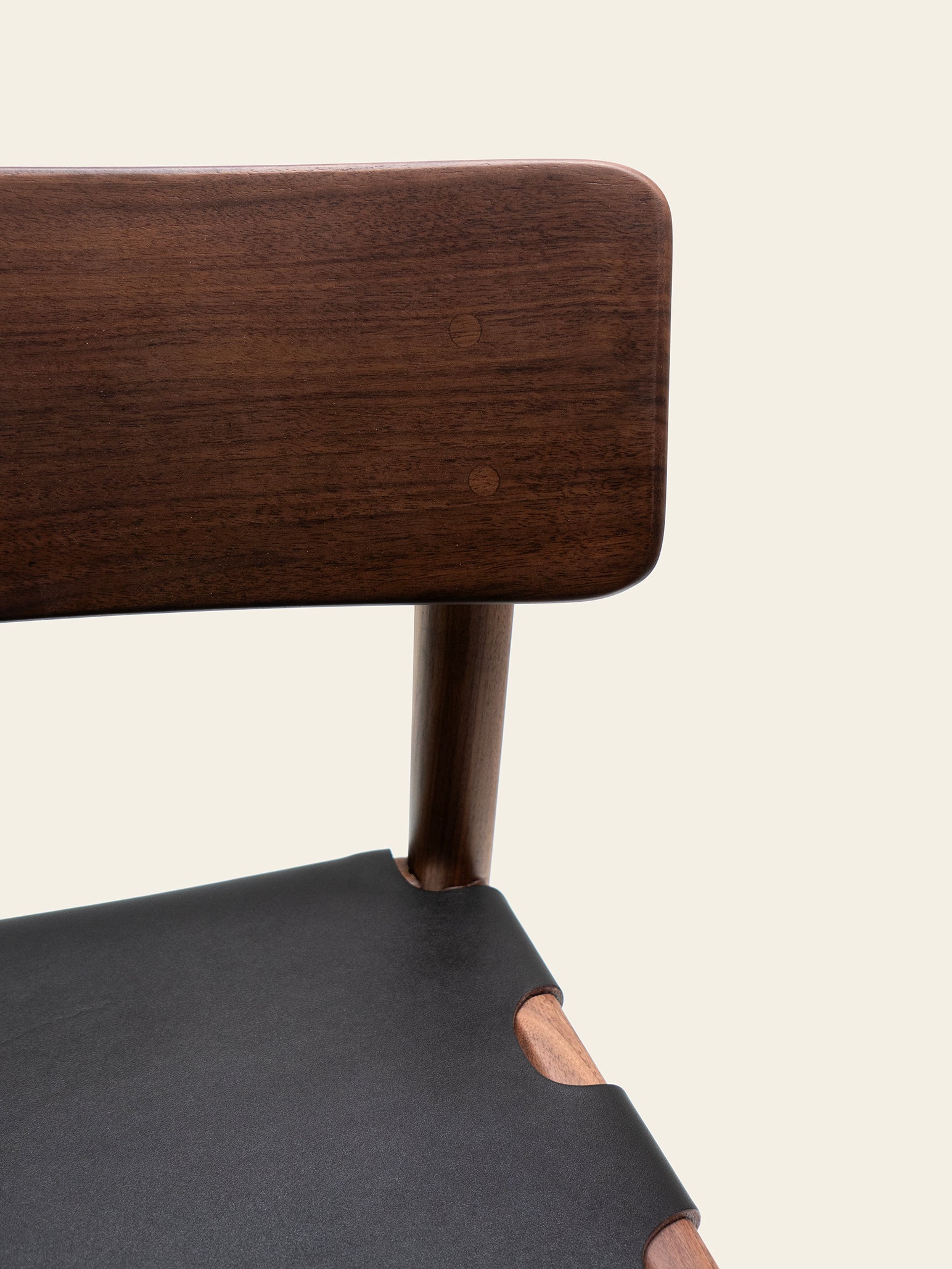 Taburete de mostrador Cesco - Nogal