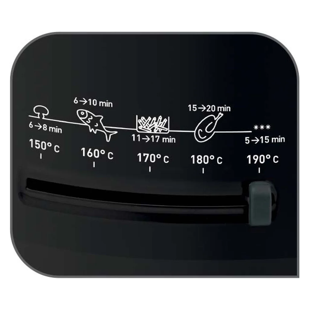 Tefal Simple One FF1608 Schwarze Fritteuse (Modelljahr 2025)