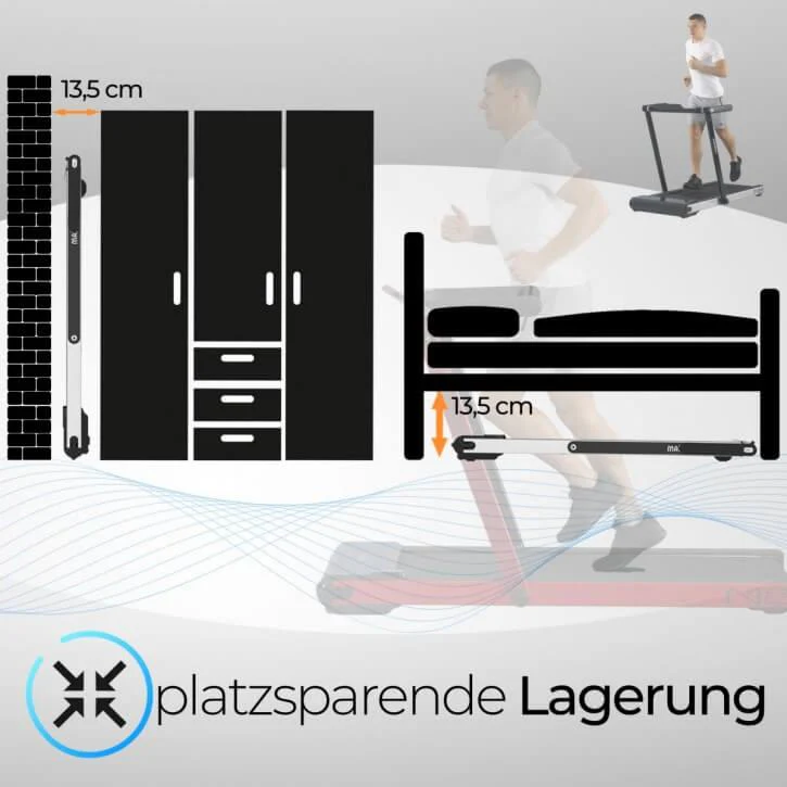2025 MAXXUS M8 løbebånd – Kompakt og kraftfuld (5,0 HK) med 4-zoners dæmpning