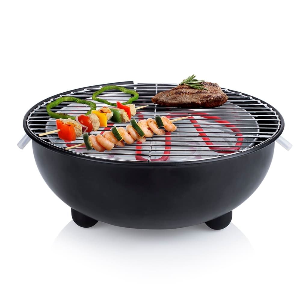 Elektrischer Tischgrill Bq-2880 1250 W 30 cm Schwarz Tristar
