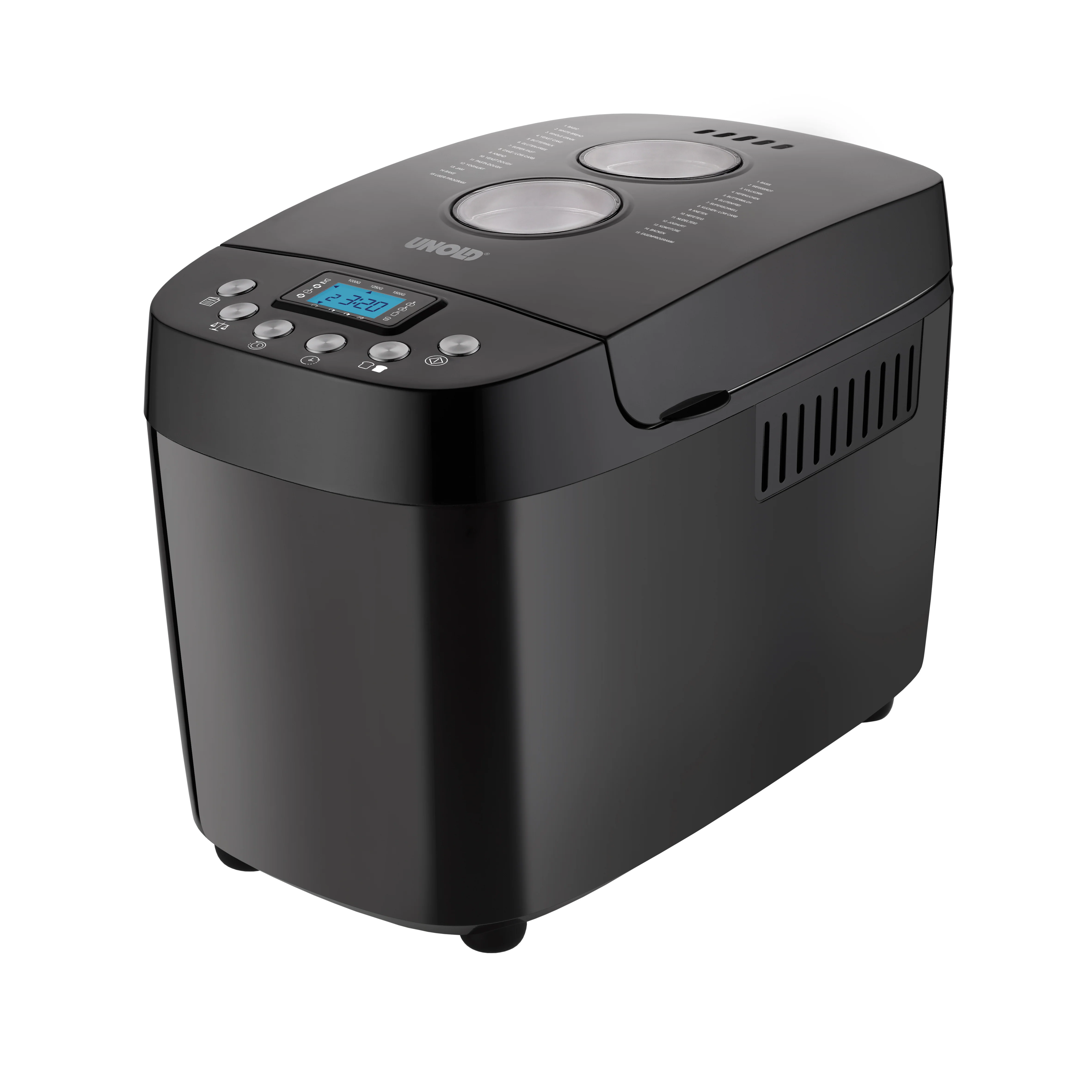 2025 Uold Backmeister Big 850W brødmaskine med 15 programmer og 1.500g kapacitet