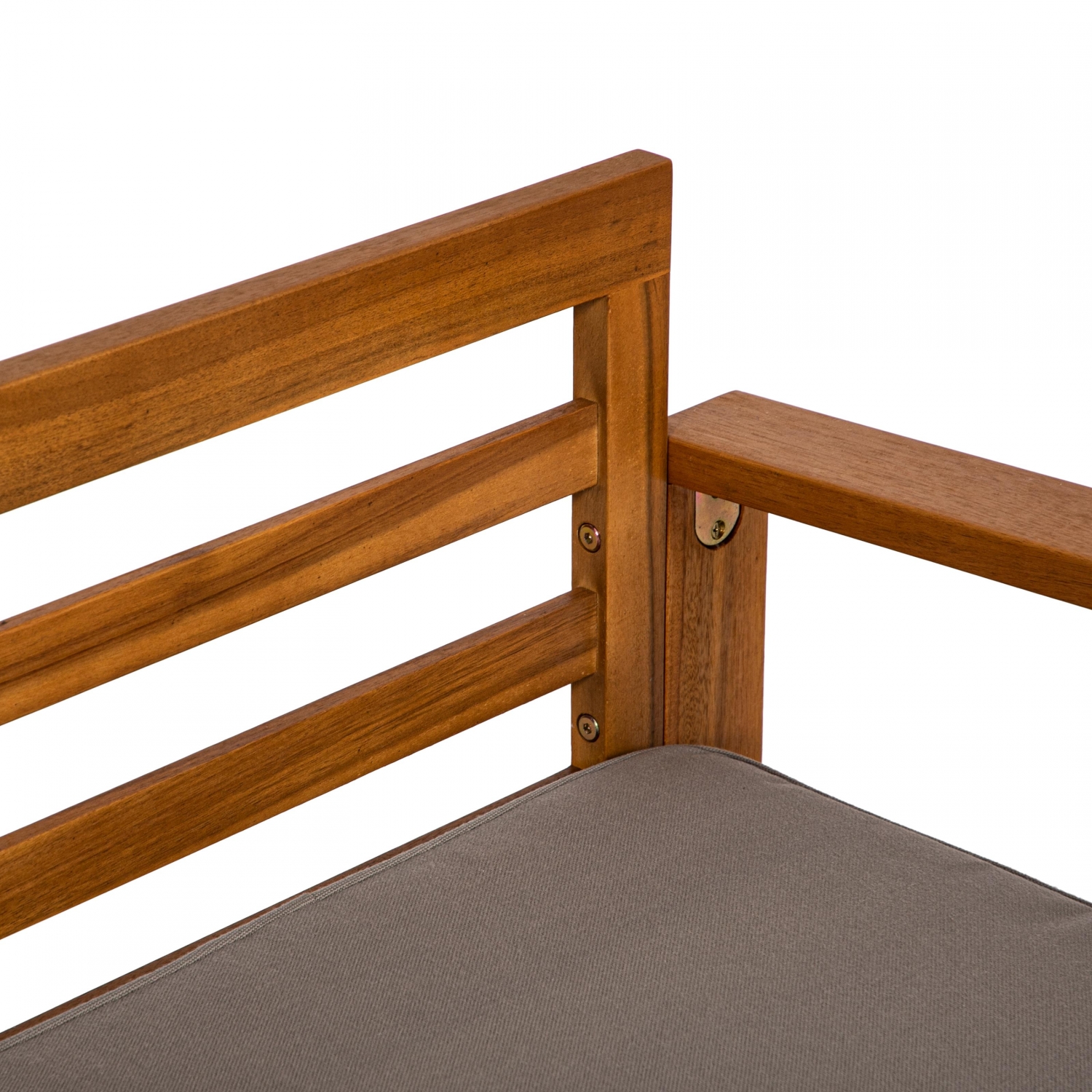 Bali Eck-Gartenmöbelset + Akazienholztisch