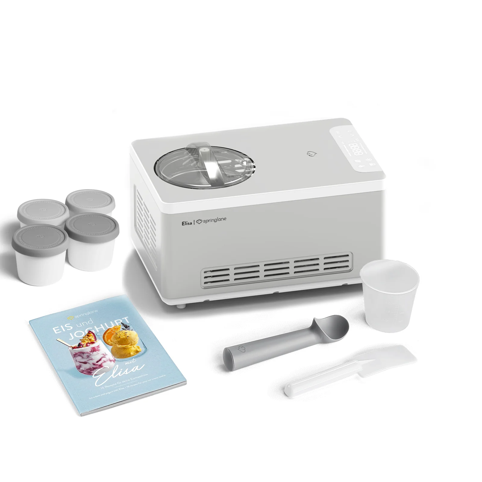 2025 Elisa 2,0 liters køleskab – sort eller sølv