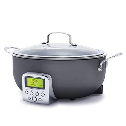2025 GreenPan Essential elektrisk wokgryde. Tåler opvaskemaskine.
