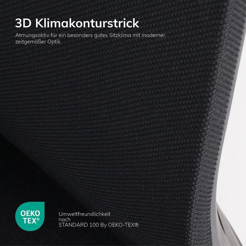 Agilis Matrix MT13 Ergonomischer Bürostuhl mit Netzrückenlehne (Modelljahr 2025) | Schwarz