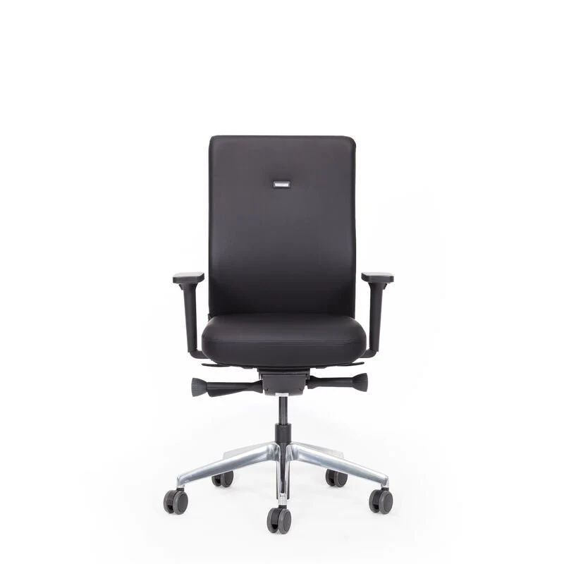 2025 Slow Agilis AG10 Ergonomischer Bürostuhl mit hoher Rückenlehne – DER RÜCKENRetter in hochwertigem Kunstleder – 30 Jahre Garantie